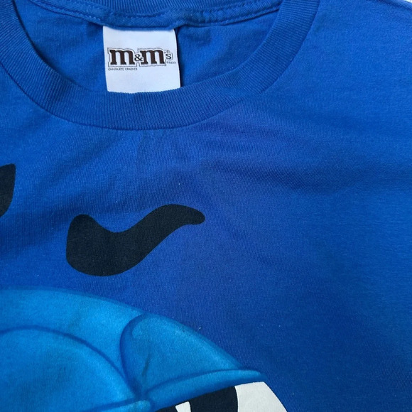 M&M'S Blue Short Sleeve Tee with Iconic Character - Picture 2 of 8